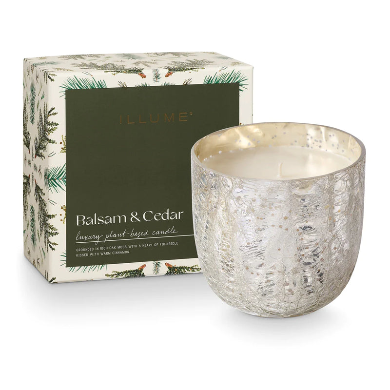 Christmas Large Boxed Crackle Candle