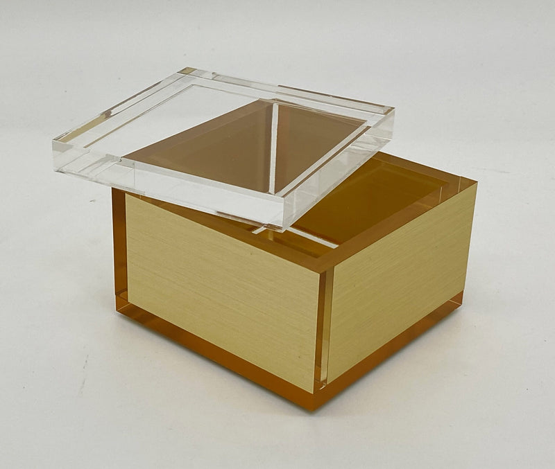 Lucite Square Box