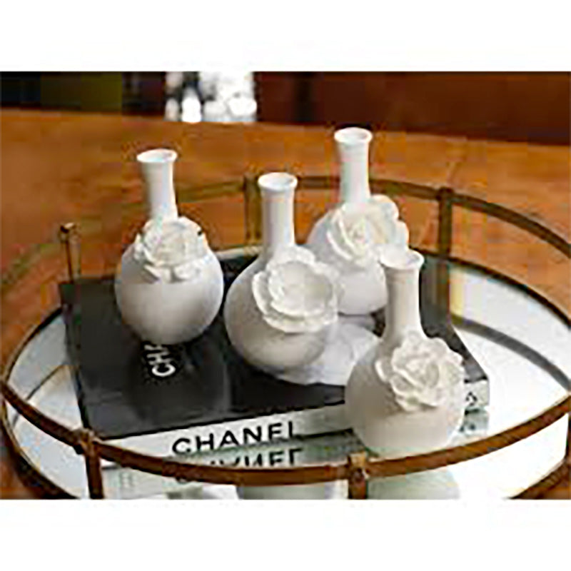 Cameo Long Neck Vases - Home Basics Panamá