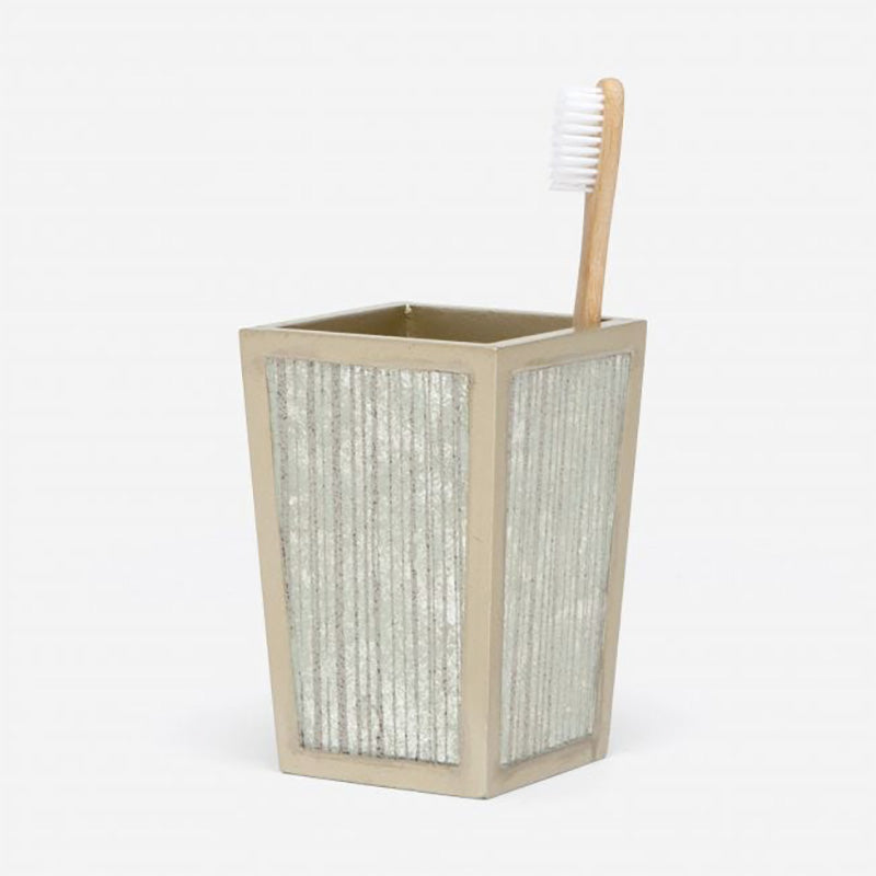 Waterford Gray Toothbrush Hold - Home Basics Panamá